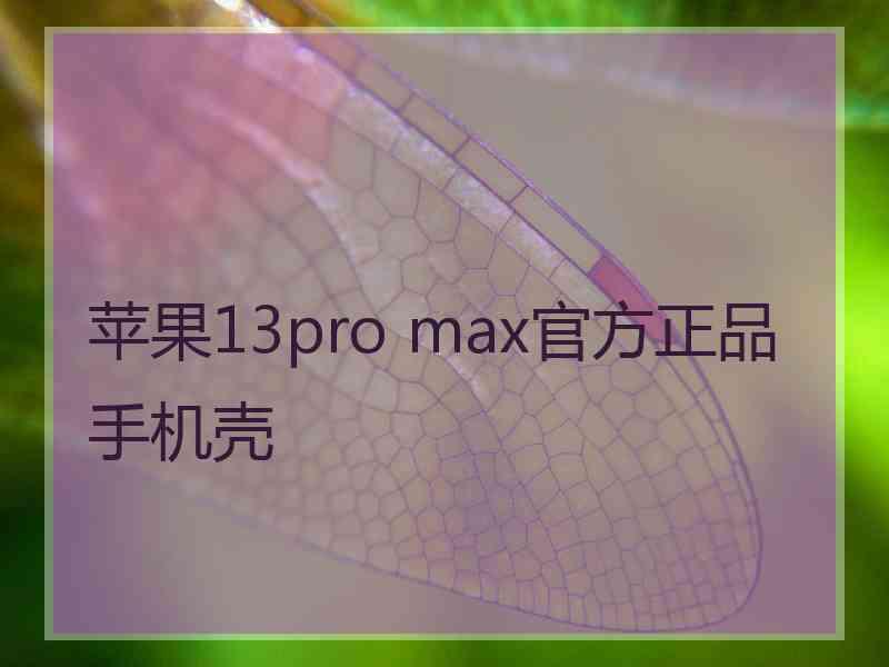 苹果13pro max官方正品手机壳