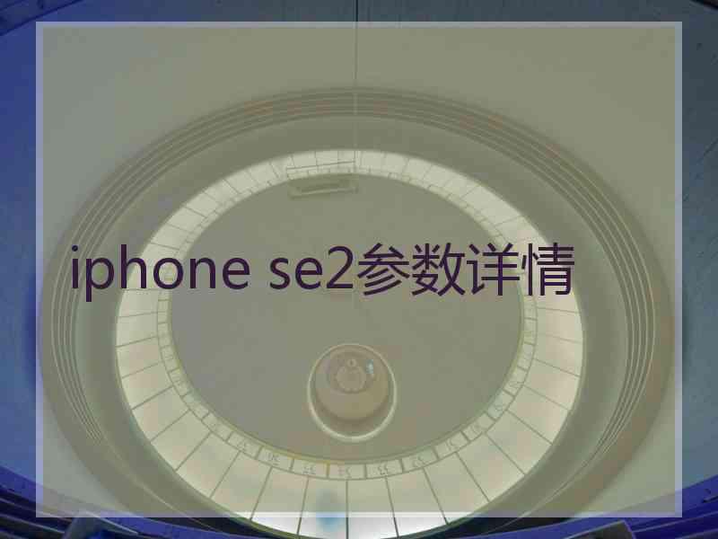 iphone se2参数详情