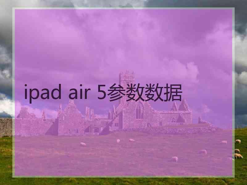 ipad air 5参数数据