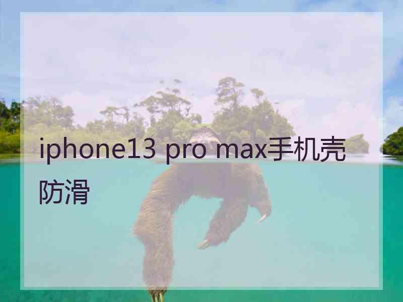 iphone13 pro max手机壳防滑