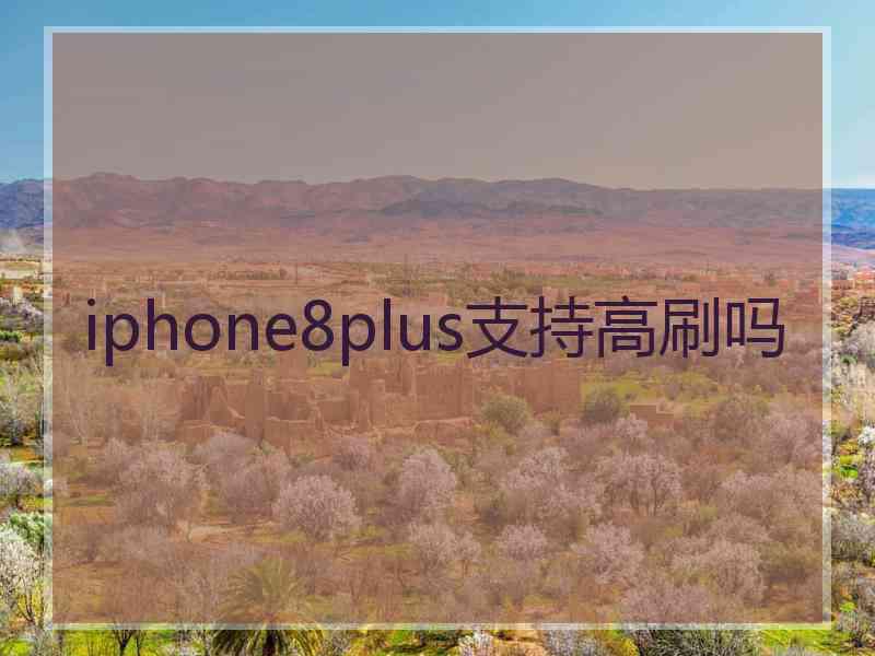 iphone8plus支持高刷吗