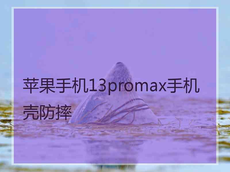 苹果手机13promax手机壳防摔