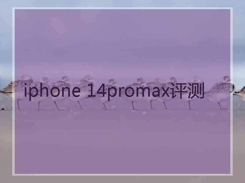 iphone 14promax评测