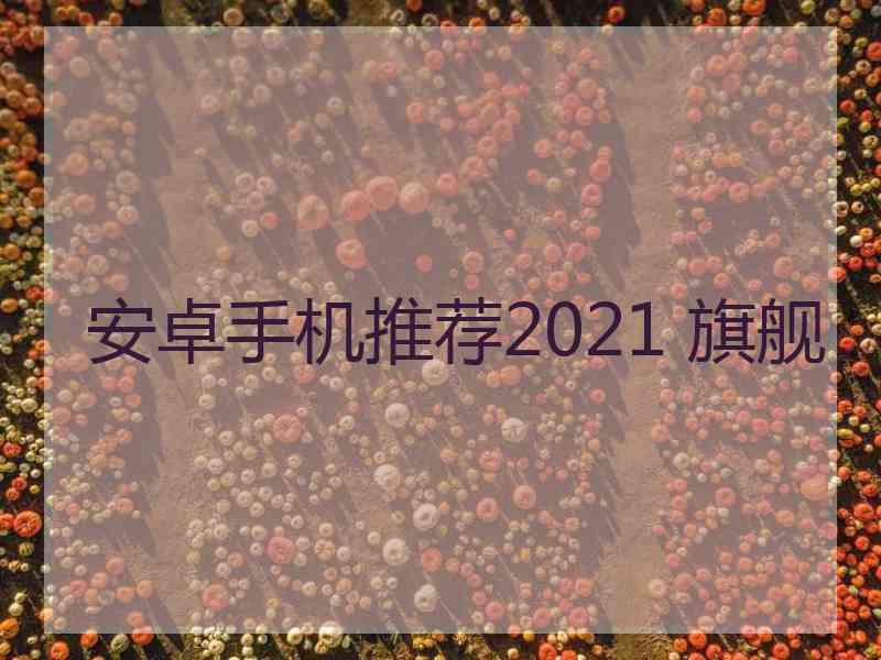 安卓手机推荐2021 旗舰