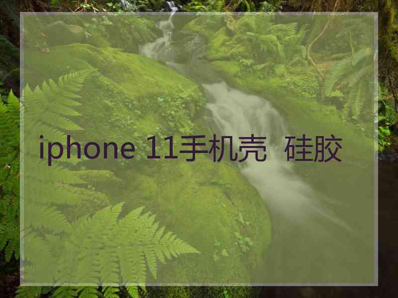 iphone 11手机壳  硅胶