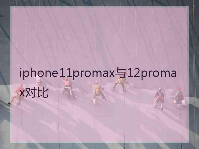 iphone11promax与12promax对比