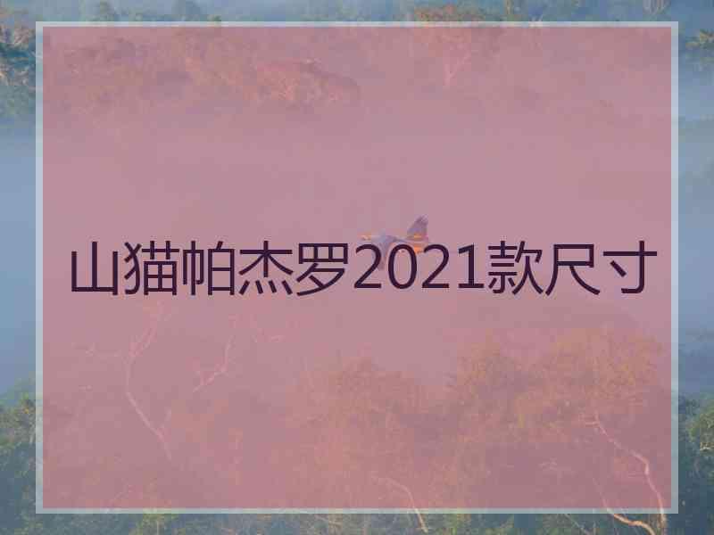 山猫帕杰罗2021款尺寸