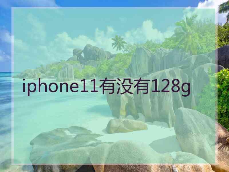 iphone11有没有128g