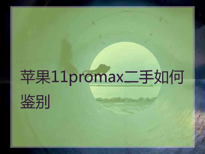 苹果11promax二手如何鉴别