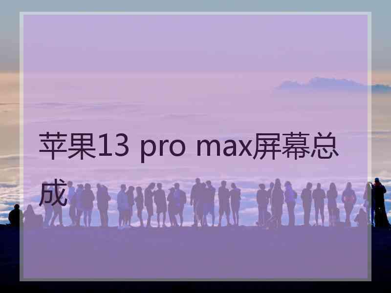 苹果13 pro max屏幕总成