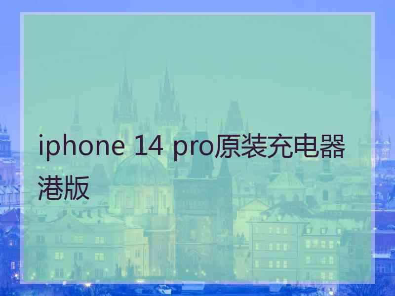 iphone 14 pro原装充电器港版