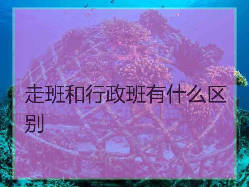 走班和行政班有什么区别