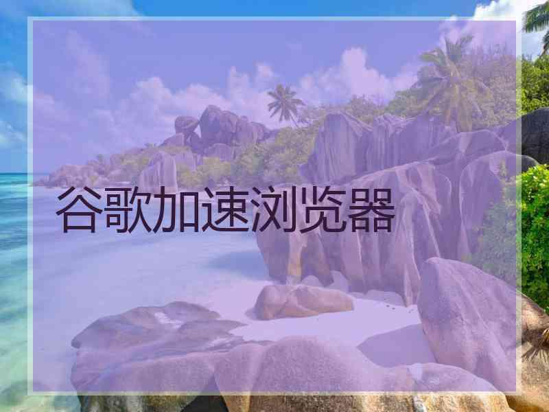 谷歌加速浏览器