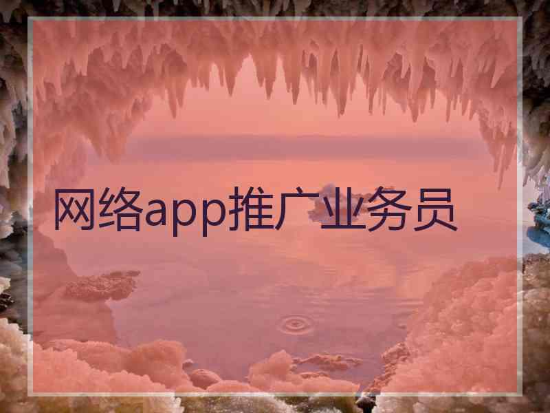 网络app推广业务员