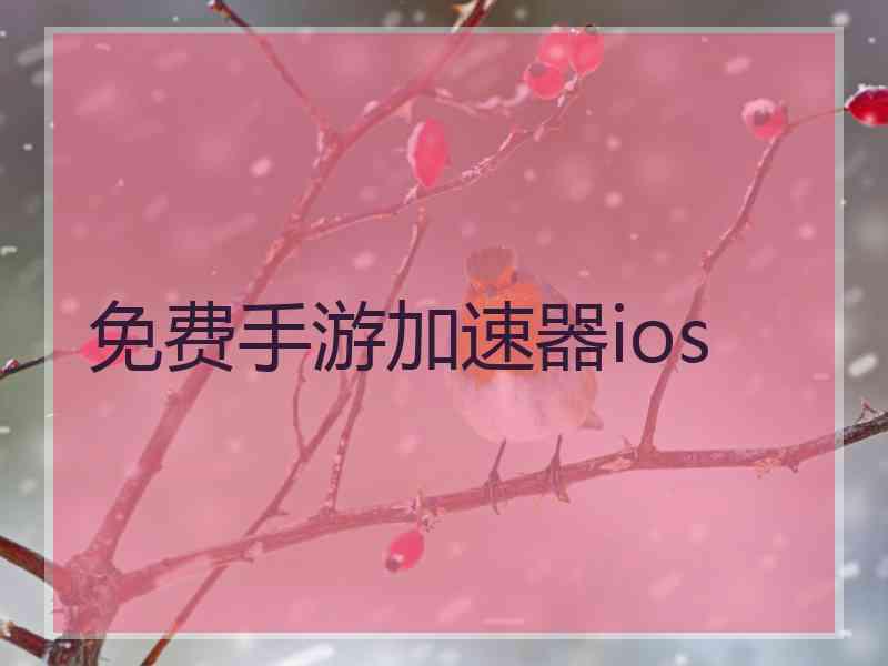 免费手游加速器ios