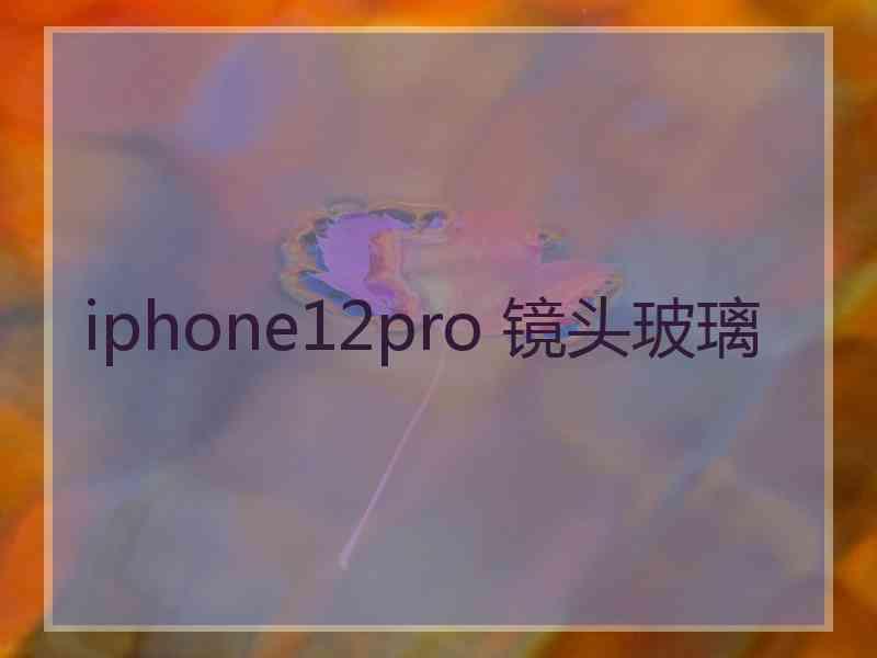 iphone12pro 镜头玻璃