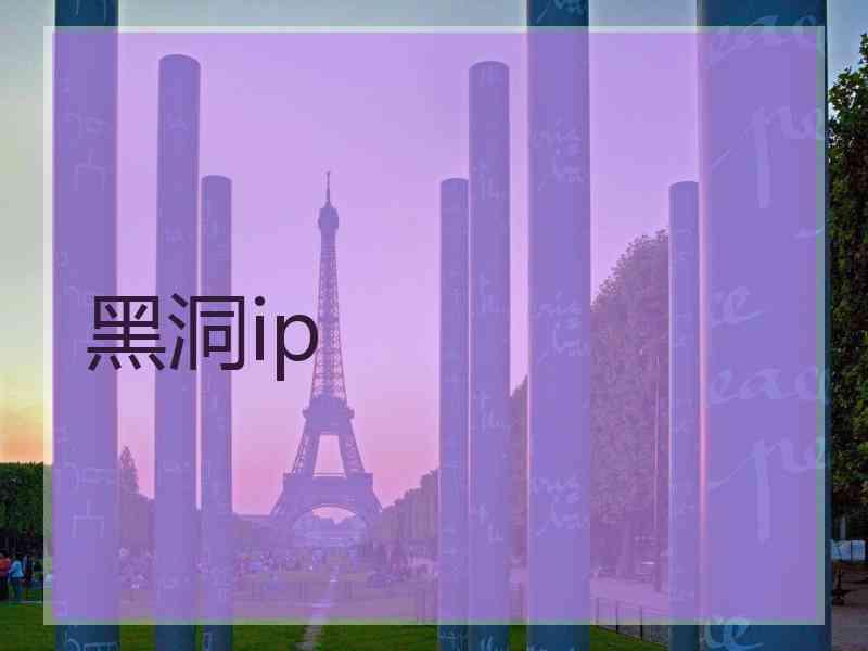 黑洞ip