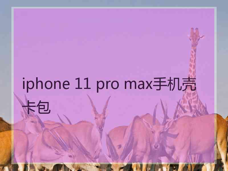 iphone 11 pro max手机壳卡包