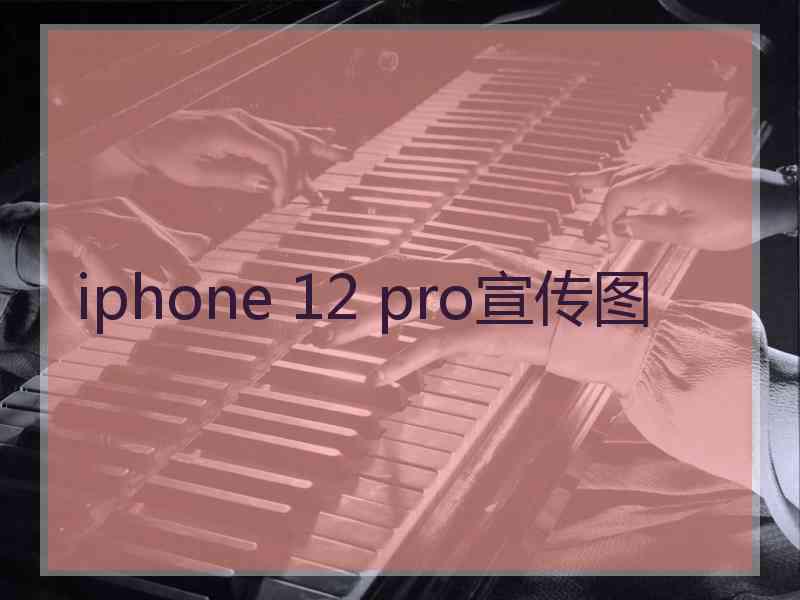 iphone 12 pro宣传图