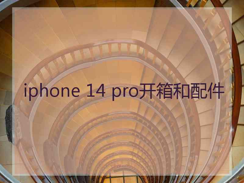 iphone 14 pro开箱和配件