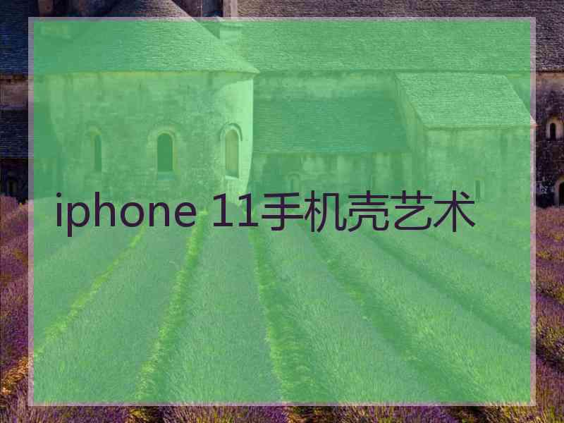 iphone 11手机壳艺术