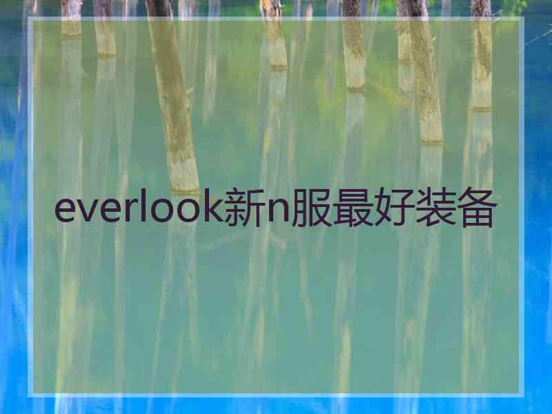 everlook新n服最好装备