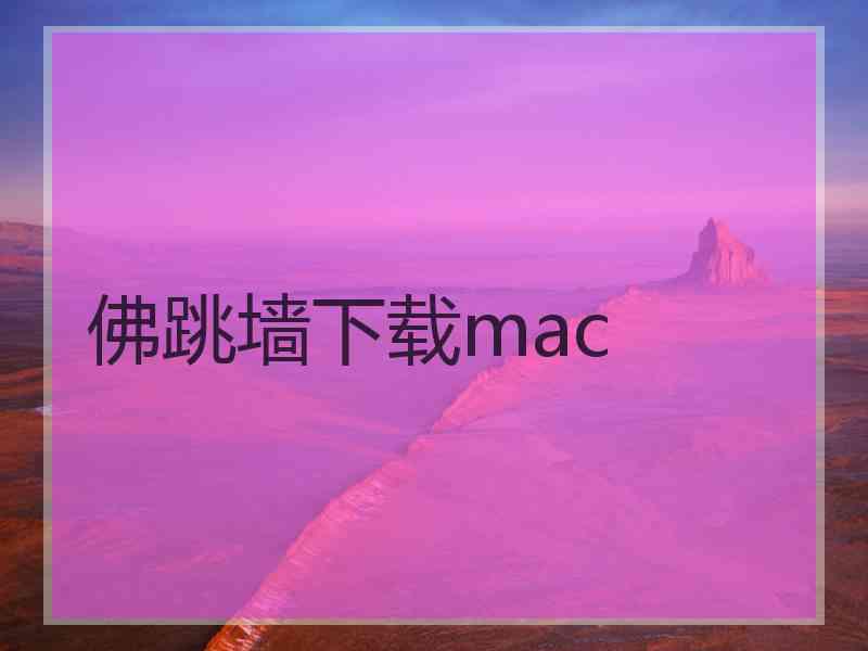 佛跳墙下载mac