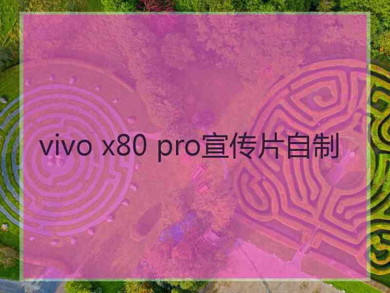 vivo x80 pro宣传片自制