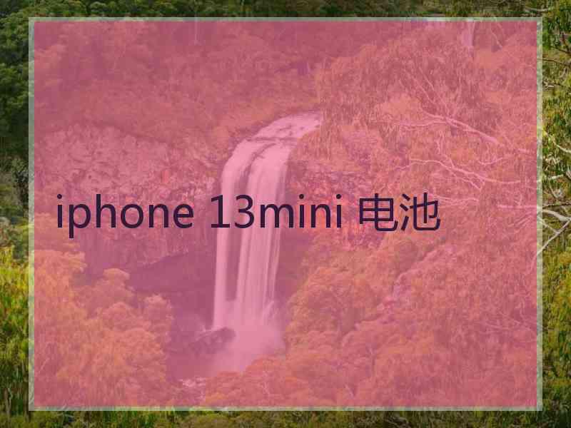 iphone 13mini 电池