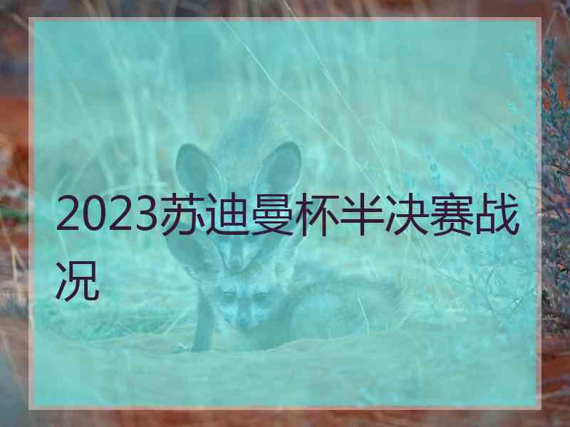 2023苏迪曼杯半决赛战况