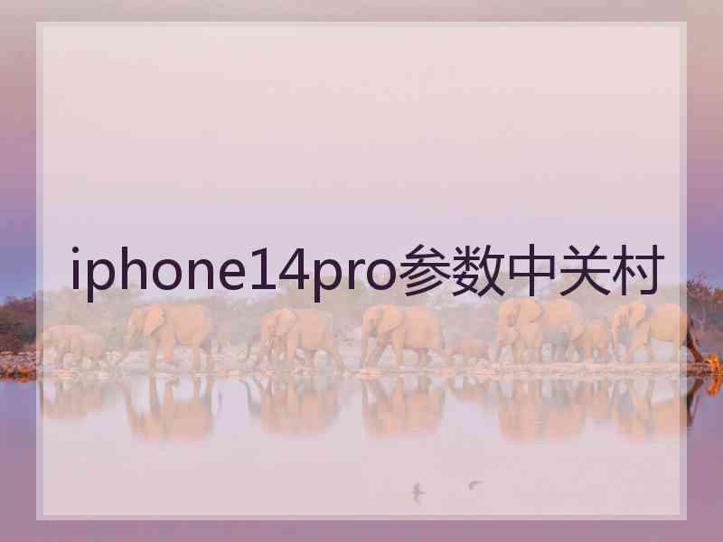 iphone14pro参数中关村