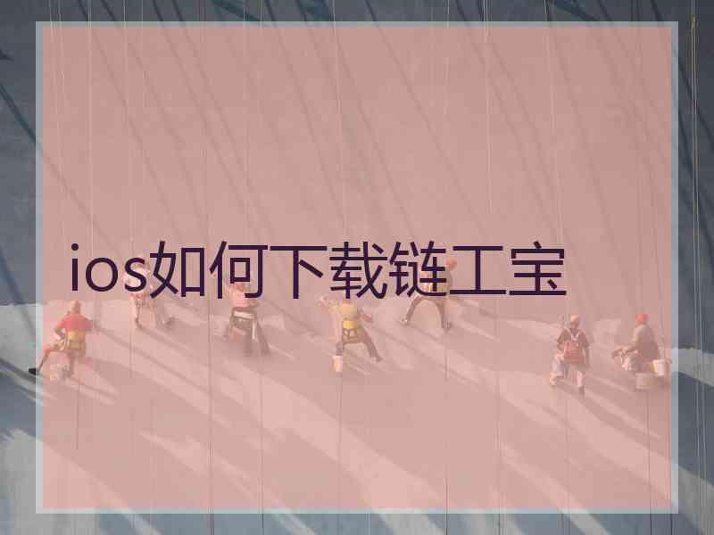 ios如何下载链工宝