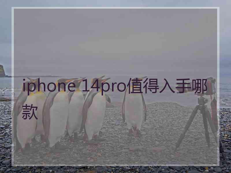 iphone 14pro值得入手哪款