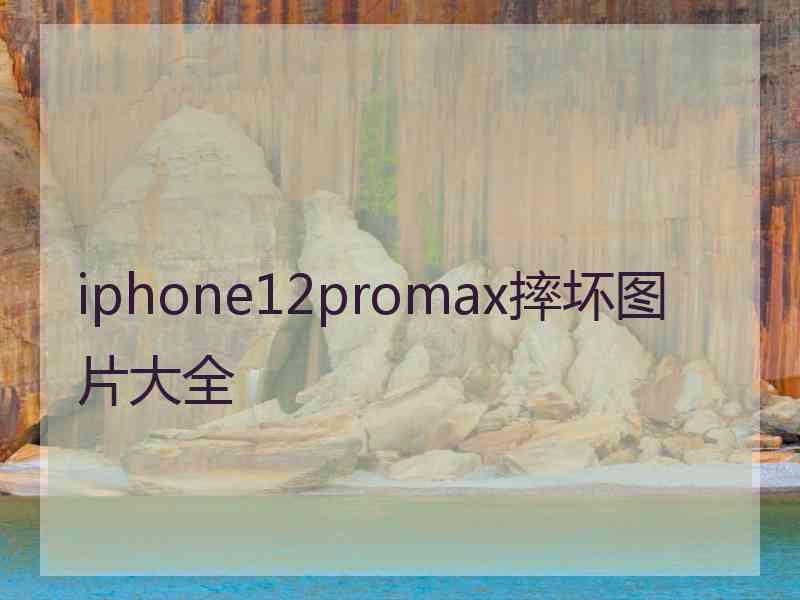 iphone12promax摔坏图片大全