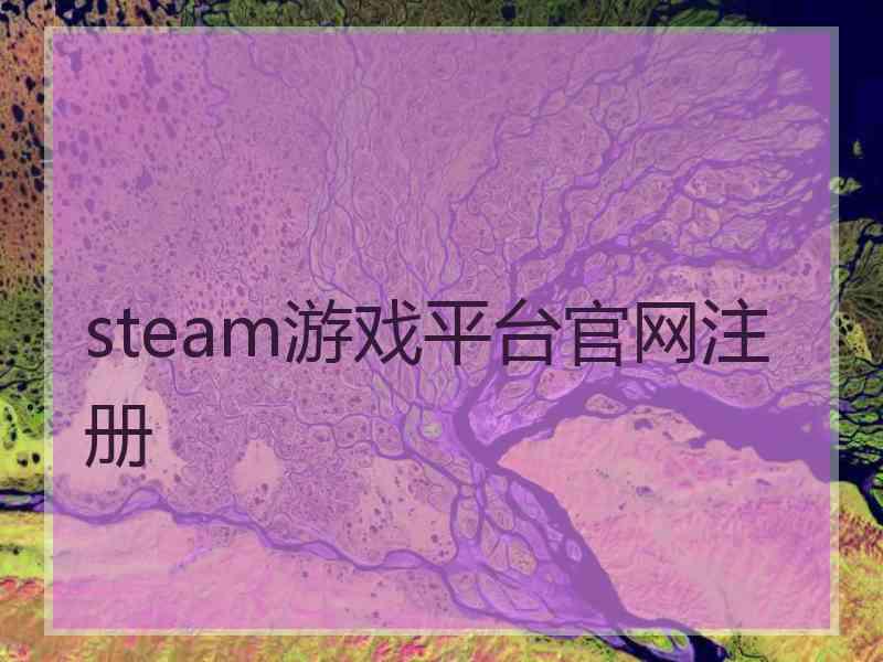 steam游戏平台官网注册