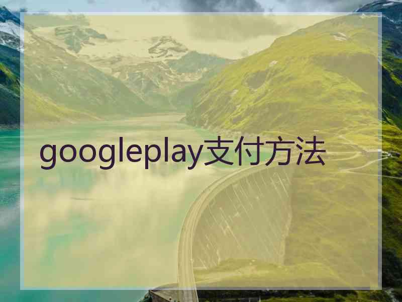 googleplay支付方法