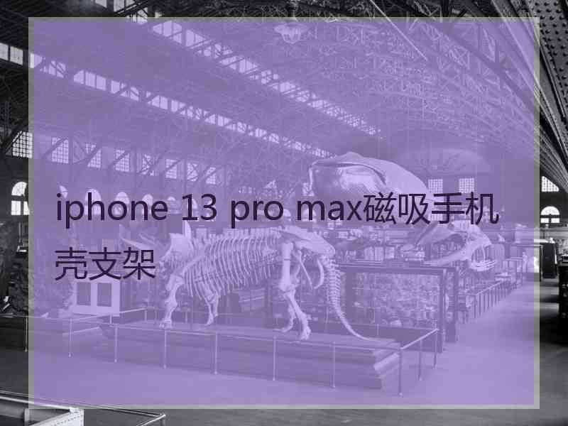 iphone 13 pro max磁吸手机壳支架