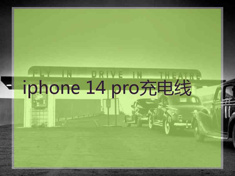 iphone 14 pro充电线