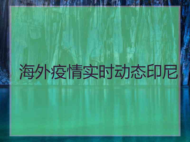 海外疫情实时动态印尼