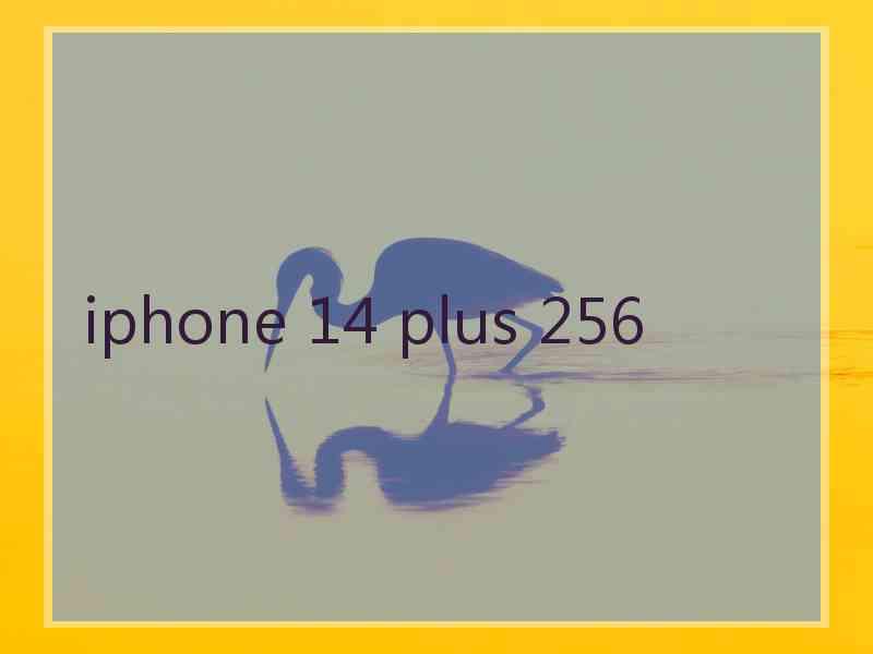 iphone 14 plus 256