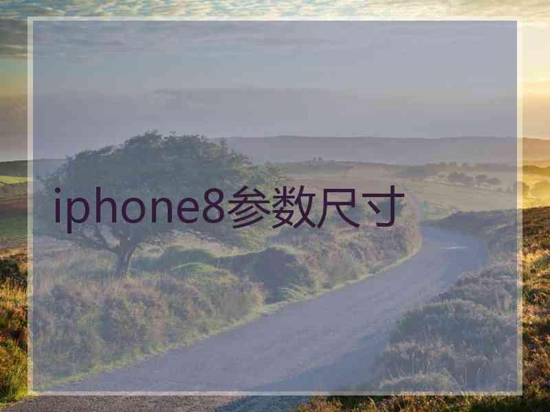 iphone8参数尺寸