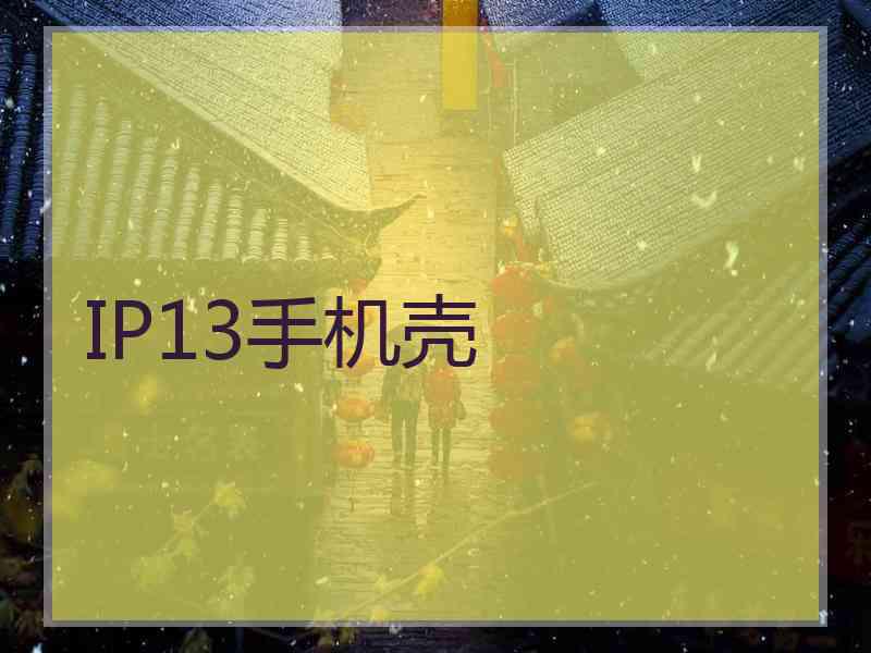 IP13手机壳