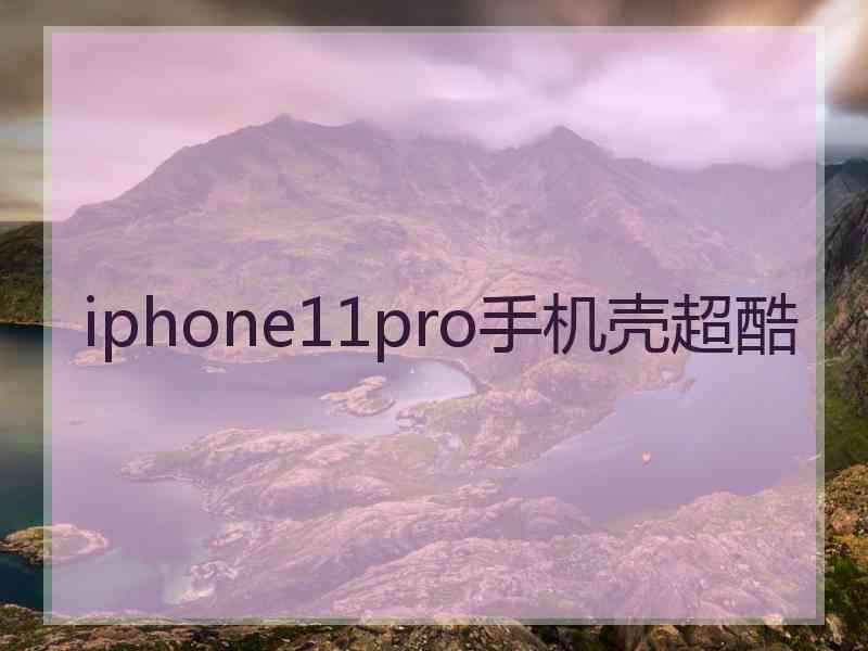 iphone11pro手机壳超酷