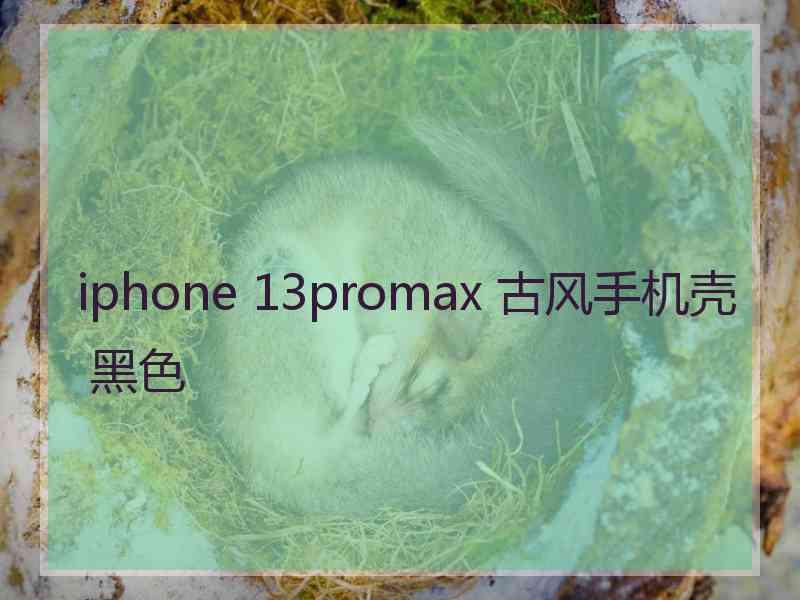 iphone 13promax 古风手机壳 黑色