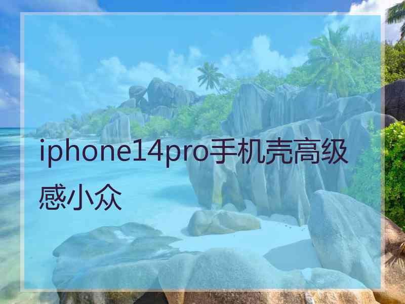 iphone14pro手机壳高级感小众