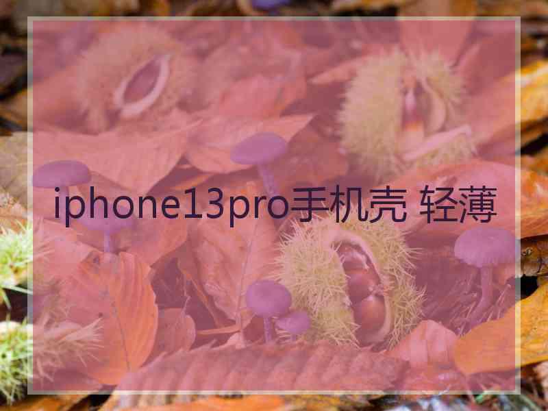 iphone13pro手机壳 轻薄