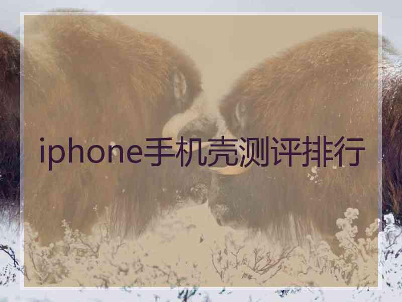 iphone手机壳测评排行