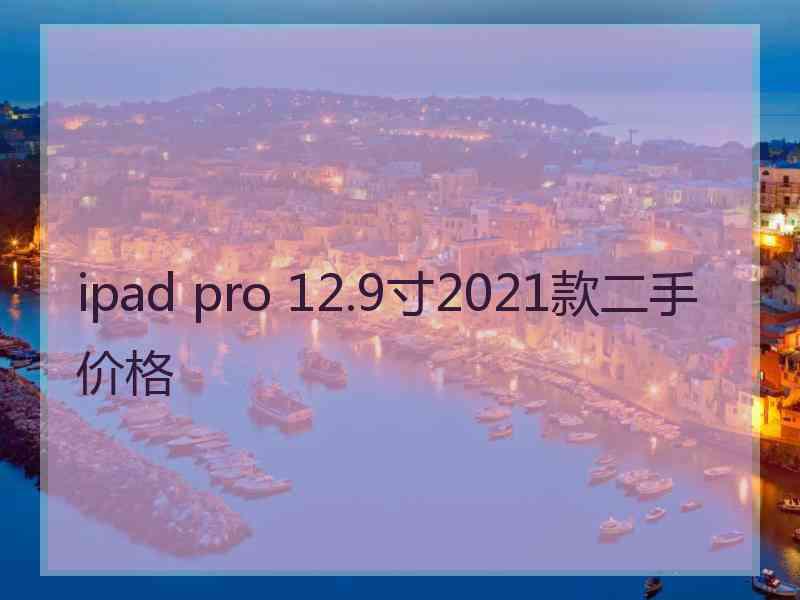 ipad pro 12.9寸2021款二手价格