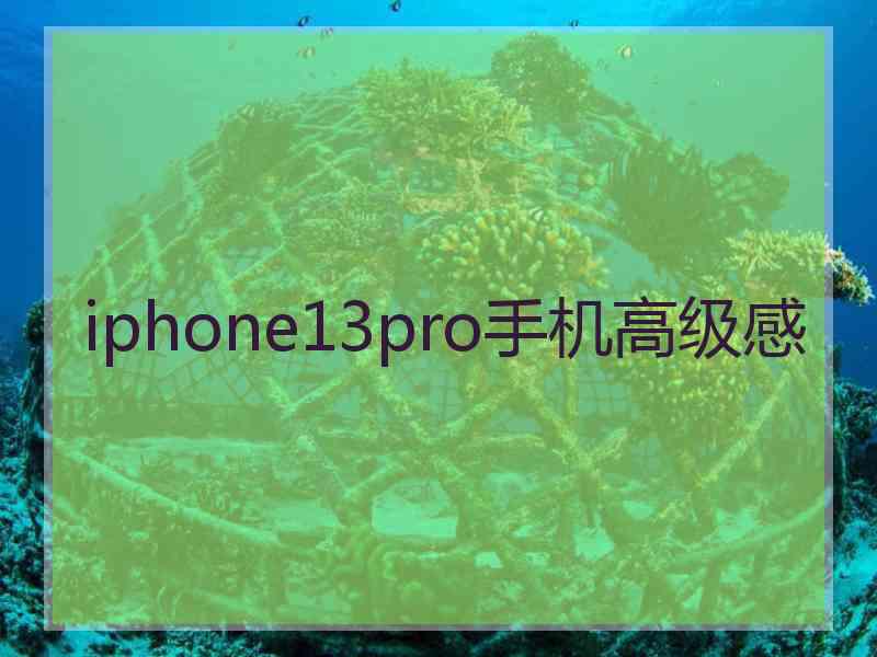 iphone13pro手机高级感