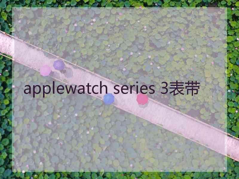 applewatch series 3表带